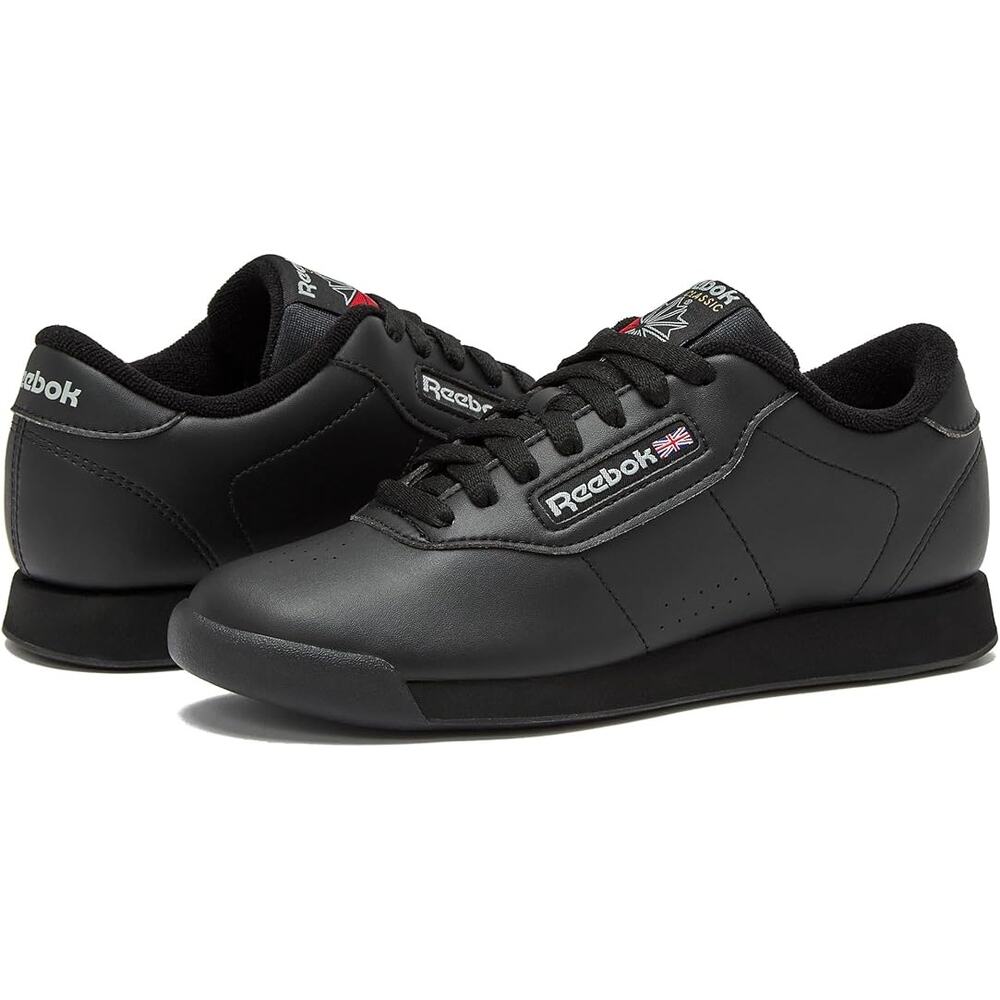 Reebok Princess Women's black Walking Tennis Sneaker Size 6 NWT